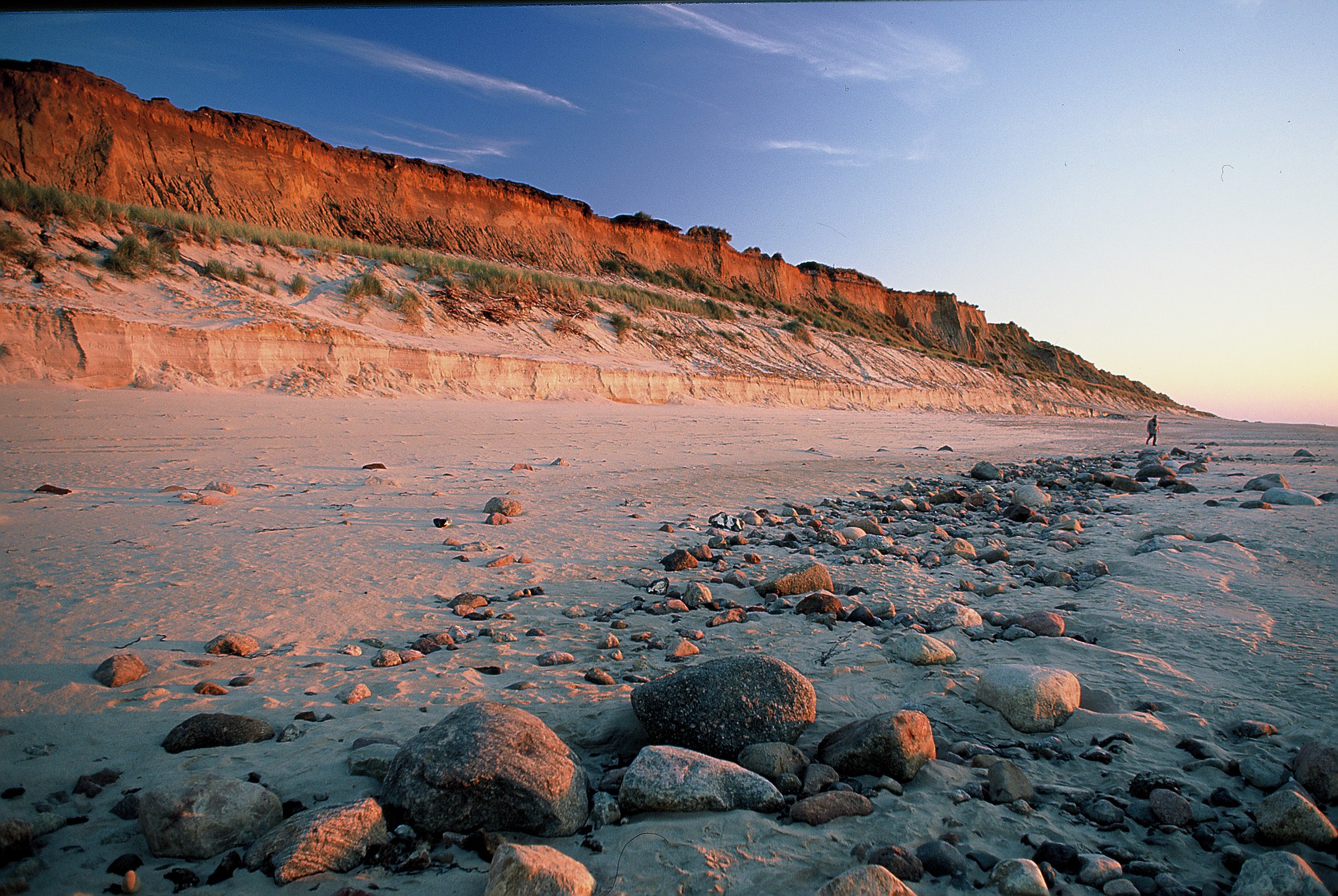 Bestaune das Rote Kliff