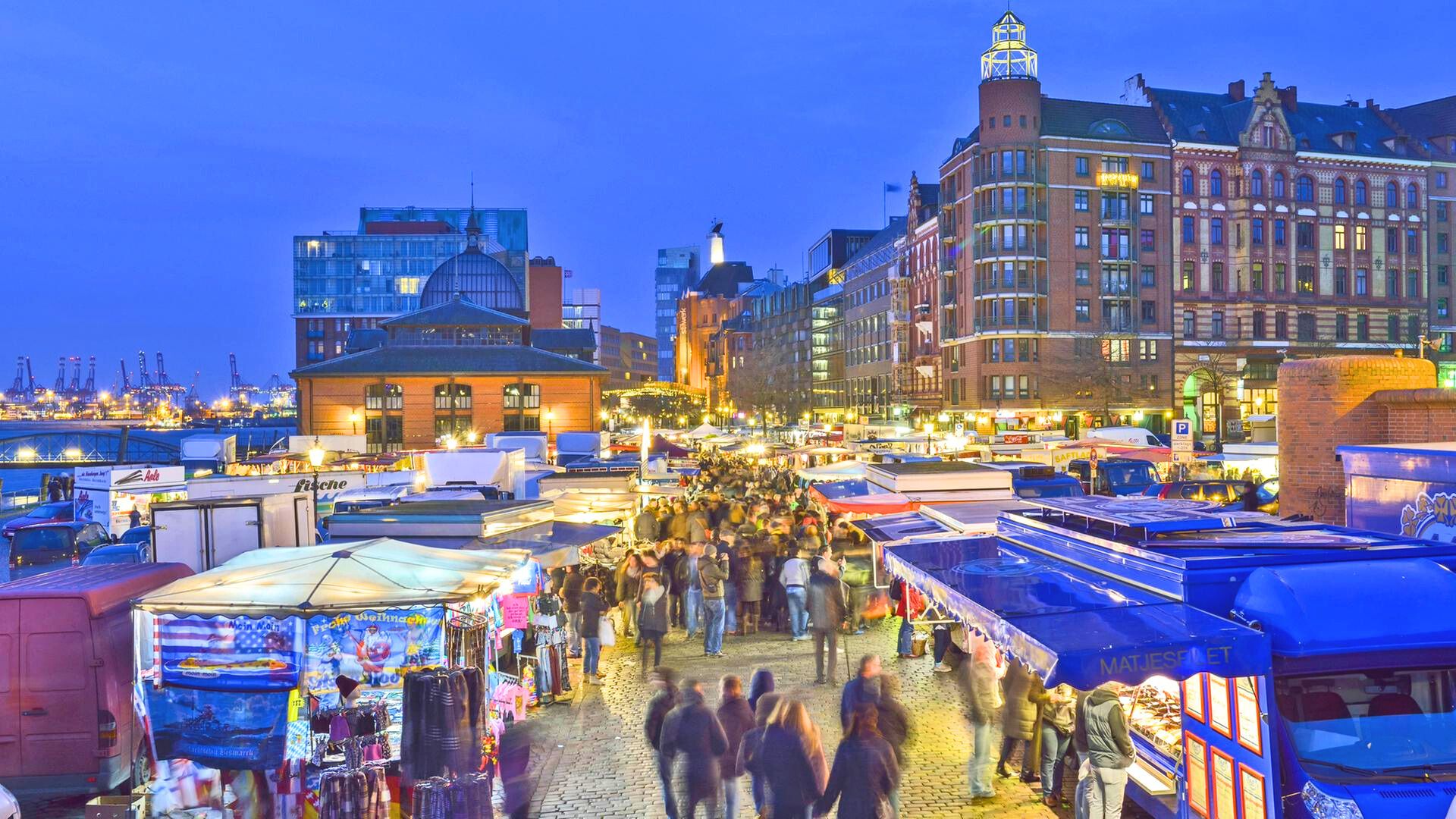 Hör dem Marktschreier-Duell auf dem Fischmarkt zu